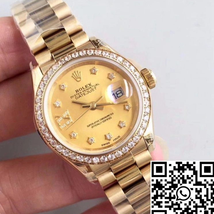 Lady Gold Datejust Champagne 279138RBR Yellow 28MM Dial Rolex 0818
